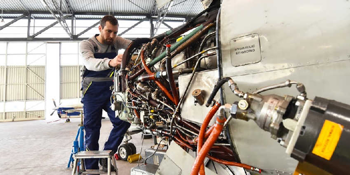 an aviation mechanic